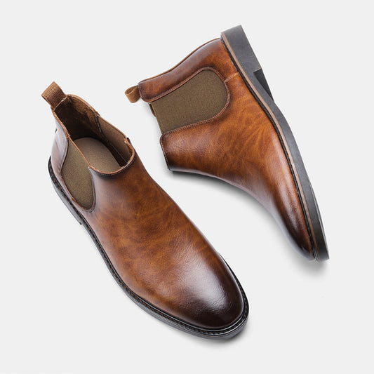 Retro Leather Boots