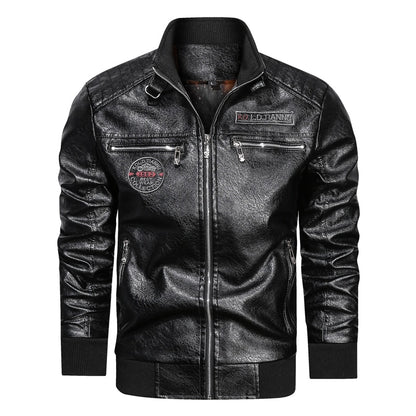 Faux Leather Moto Jacket