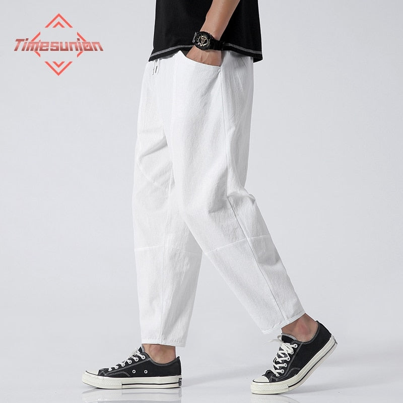 Loose Cotton Summer Pants
