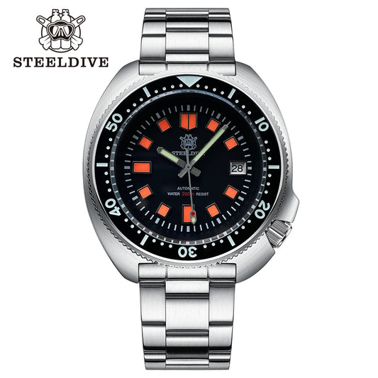 STEELDIVE 44mm Stainless Steel Watch