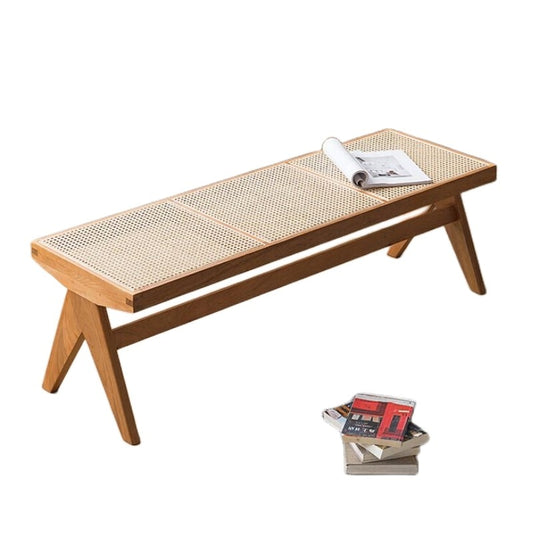 Rattan Solid Outdoor Bench