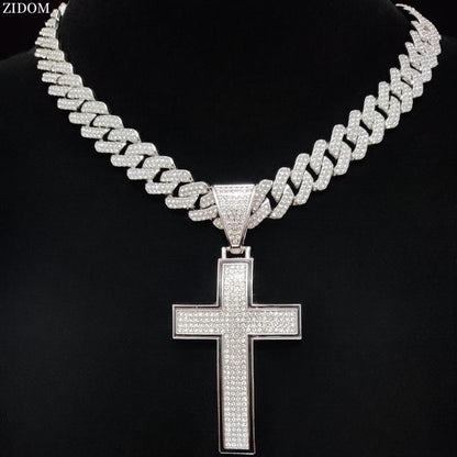 Cuban Hip Hop Cross Pendant