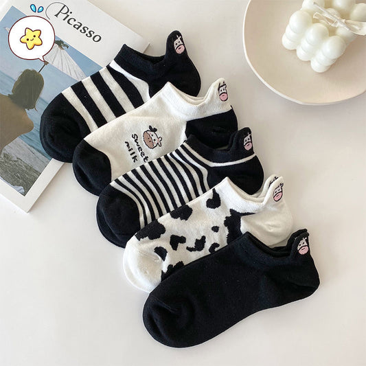 5 Pairs Cartoon Socks