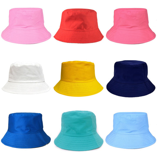 1Pc Solid Color Bucket Hat