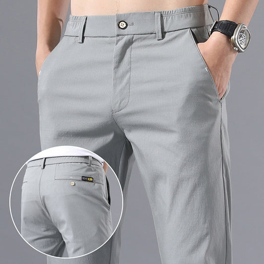 Casual Ice Silk Trousers