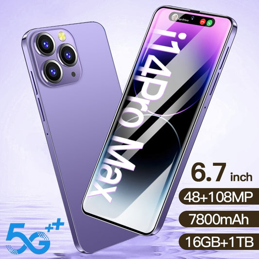 4proMax Smartphones 6.7inch Screen
