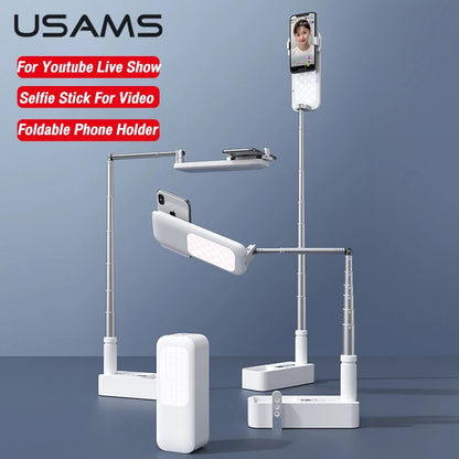 USAMS Selfie Phone Holder with Light