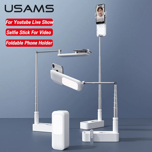 USAMS Selfie Phone Holder with Light