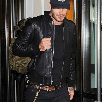 BECKHAM Cow Leather Jacket