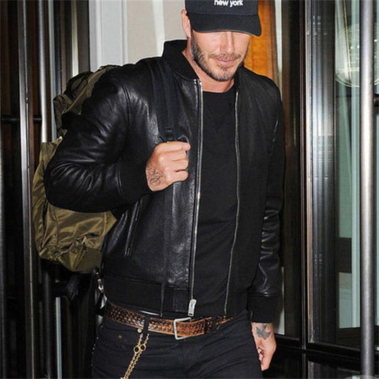 BECKHAM Cow Leather Jacket