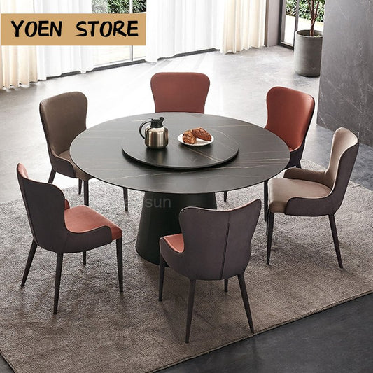 Modern Round Dining Table & Chairs