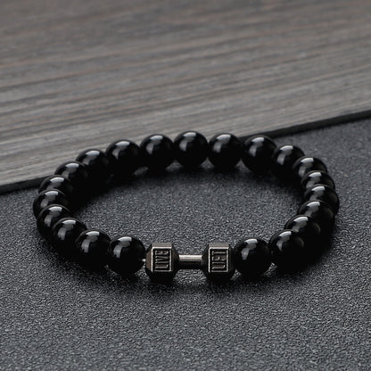 Natural Stone Beaded Bracelet