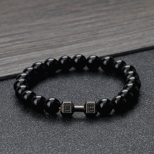 Natural Stone Beaded Bracelet