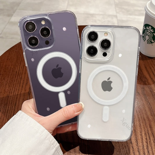 Luxury Magsafe Clear Phone Case for iPhone