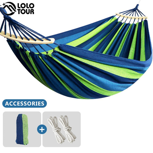 250*150cm 2 Person Canvas Hammock