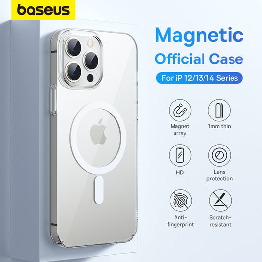 Baseus Transparent Magnetic Phone Case for iPhone