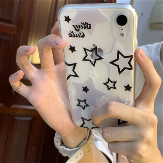 Korean Y2K Star Phone Case For iPhone