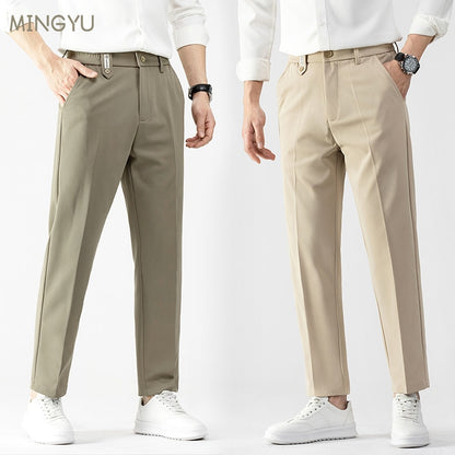 Ankle-Length Business Casual Pants
