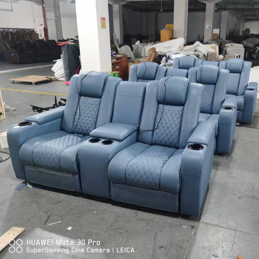Italian Leather Electric Cinema Recliners