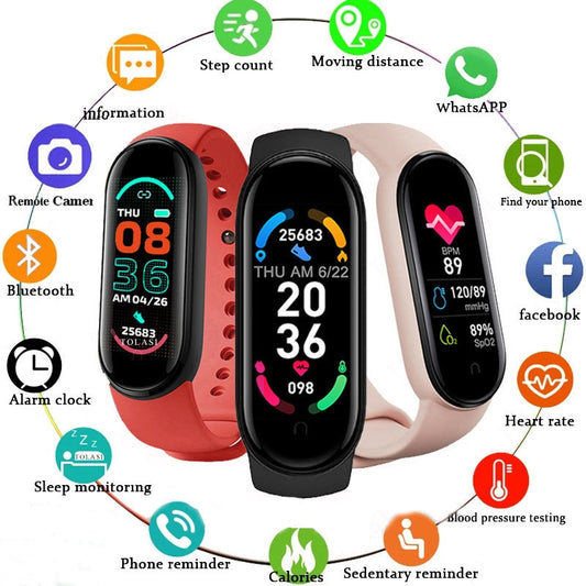 M6 Smart Bracelet w/ Heart Rate Monitor