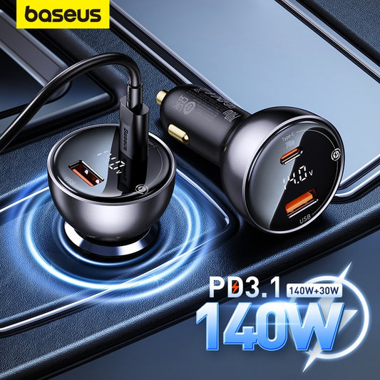 Baseus 140W PD3.1 Car Charger