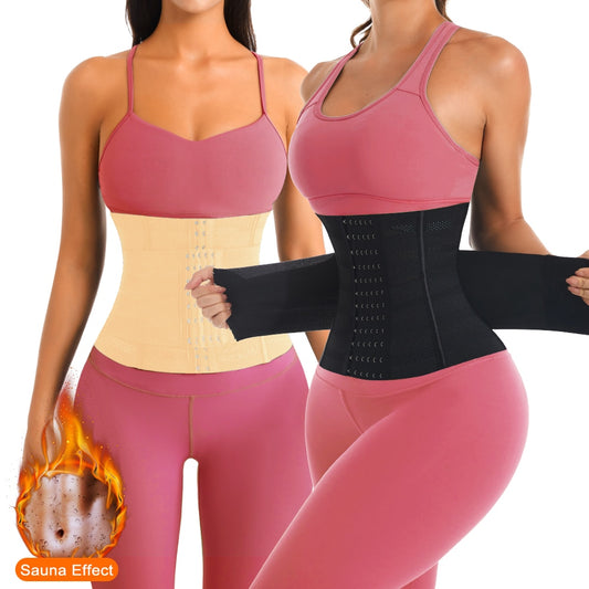 MISTHIN Double Belt Waist Cincher