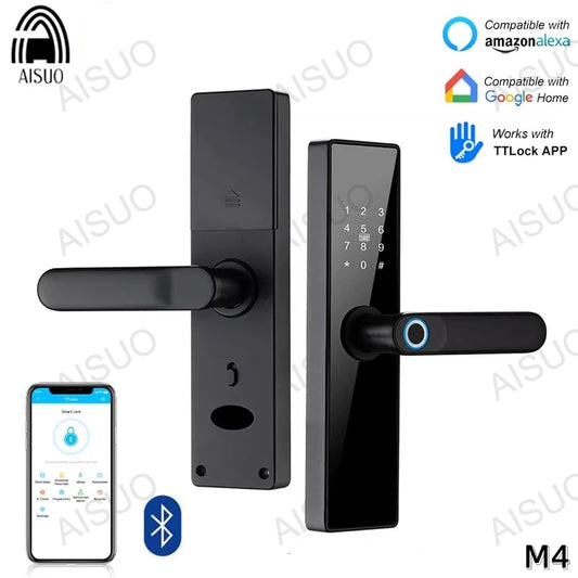 AISUO Bluetooth Fingerprint Smart Door Lock