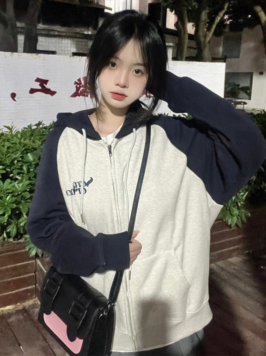 Harajuku Zip Up Hoodie