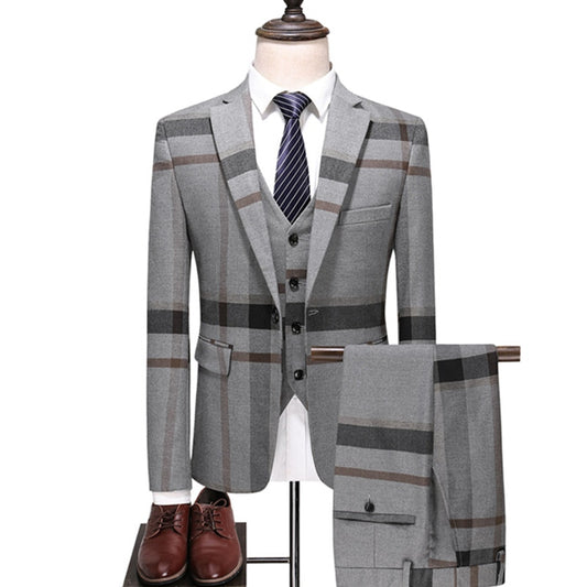 Plaid Wedding 2 & 3 Piece Suit