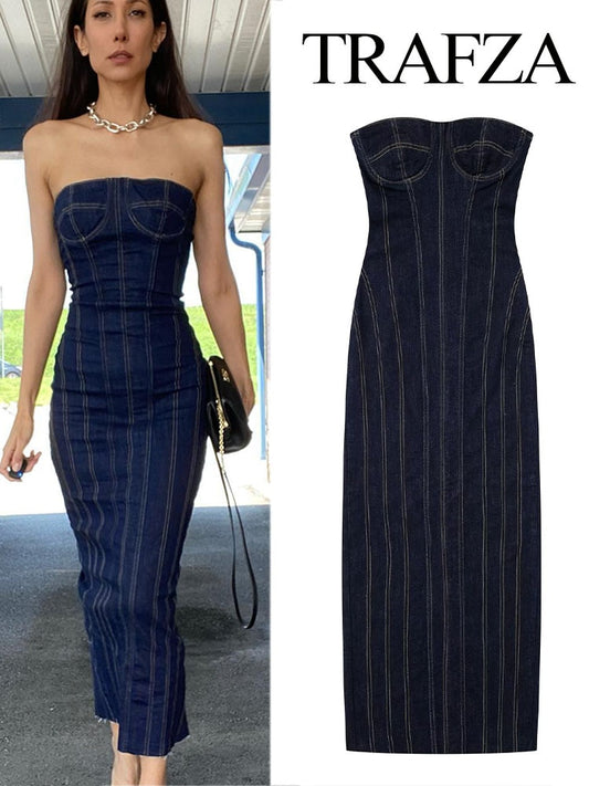 TRAFZA Elegant Dress