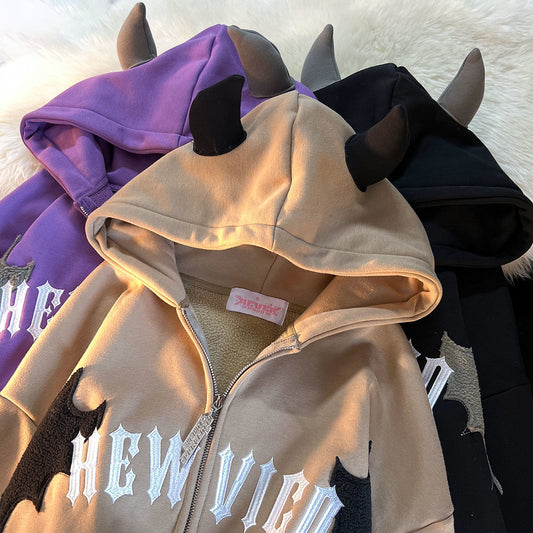 HewVico Horned Hoodie