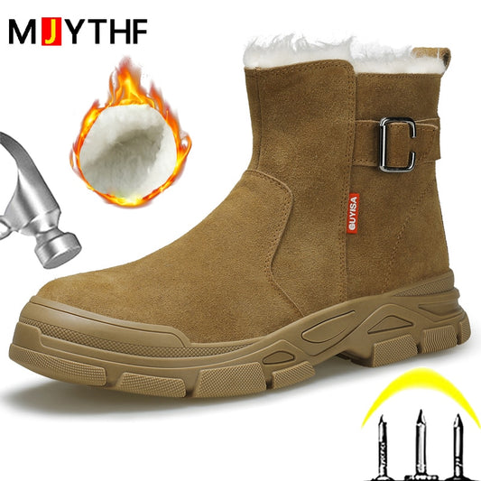 Plush Winter Work Boots