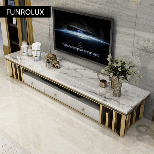 FUNROLUX TV Cabinet and 4 Bar Stools