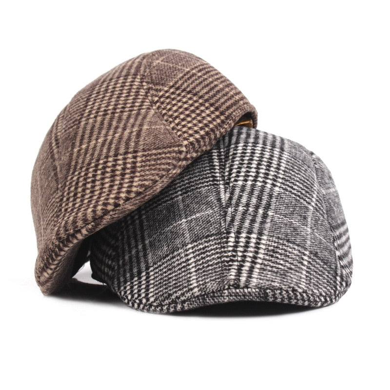 Plaid Blinder Hat