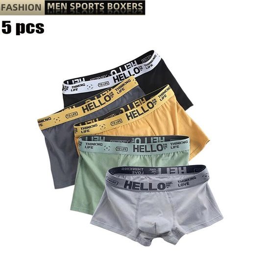 Solid Color Boxer Shorts