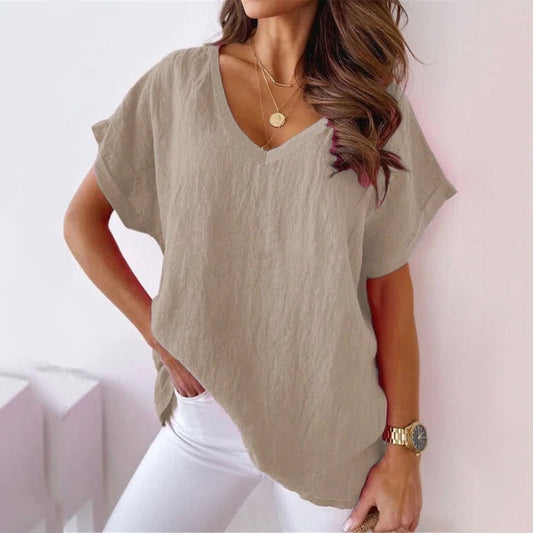 Comfy Cotton V-Neck Shirt