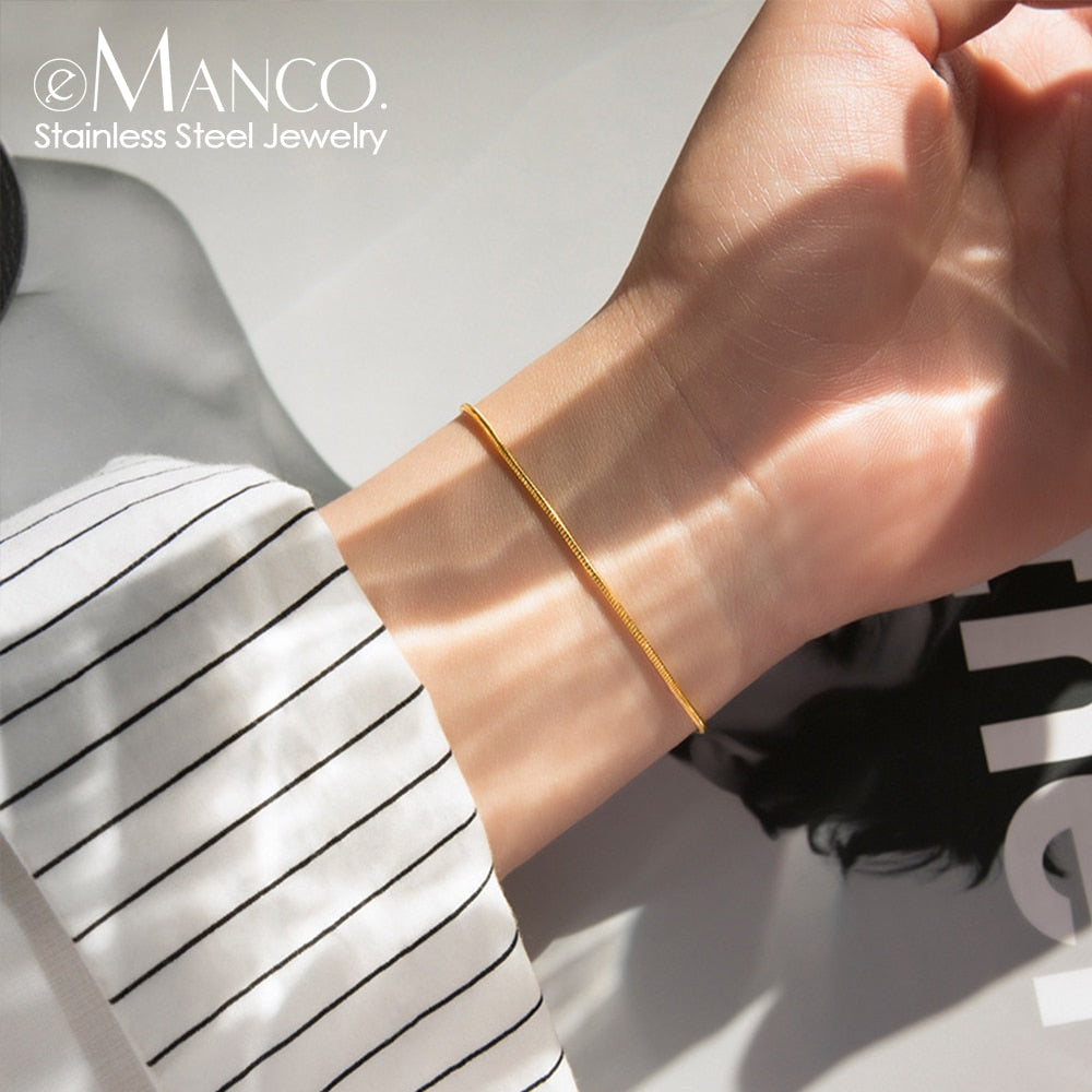 e-Manco Stainless Steel Snake Chain