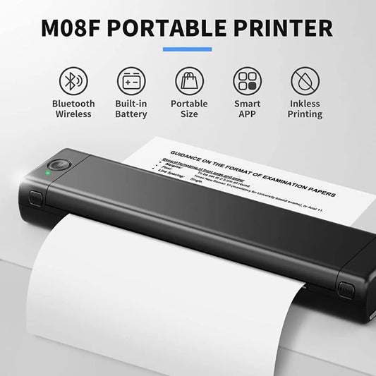 M08F A4 216mm Portable Thermal Printer