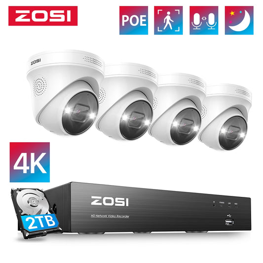 ZOSI 4K PoE Video Surveillance System