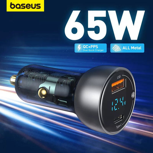 Baseus 65W PPS Car Charger