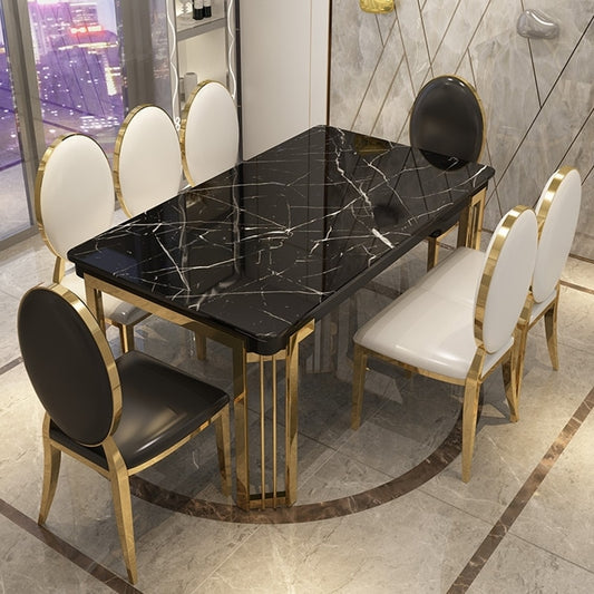 Nordic Luxury Marble Dining Table