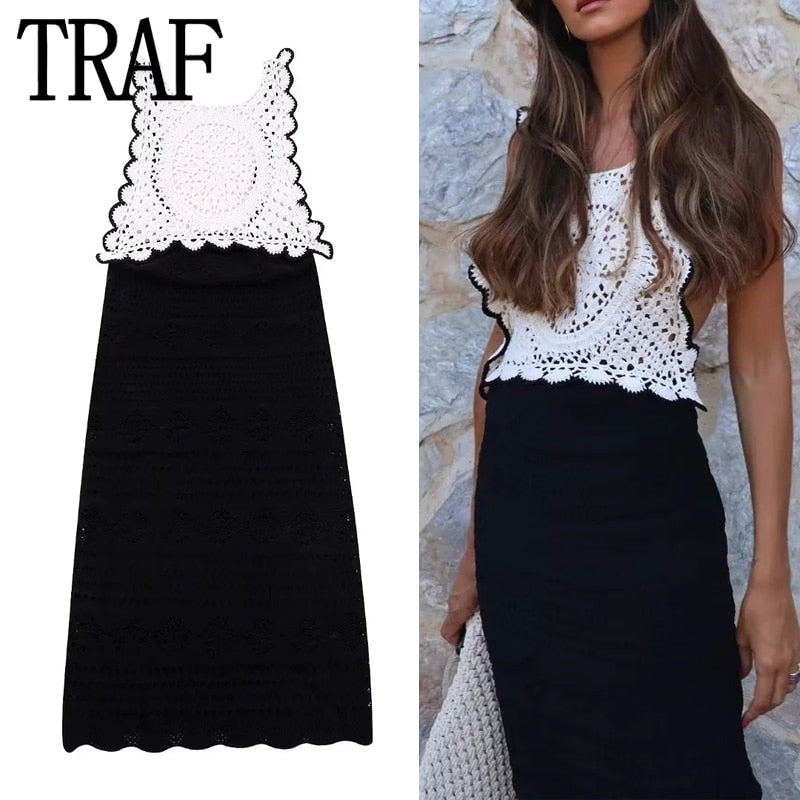 TRAF Knitted Dress