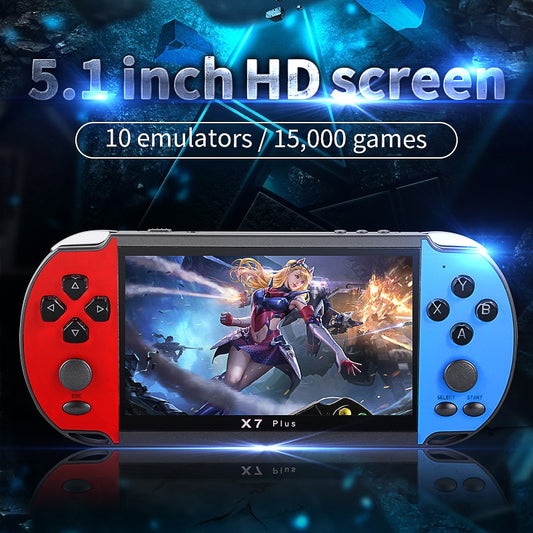 X7Plus Handheld Game Console with 5.1 inch Screen