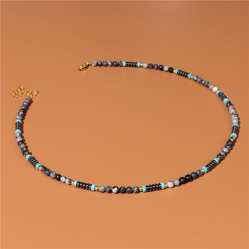 Lava Stone Bead Necklace