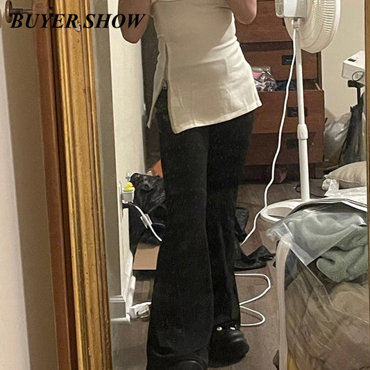 High-Waisted Wide-Leg Pants