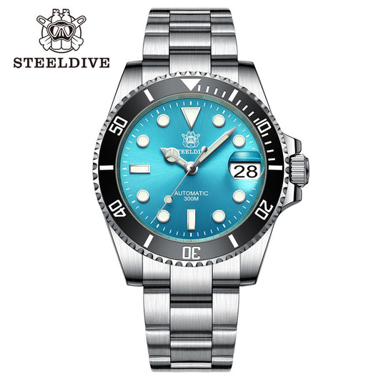 SD1953 Turquoise Dial Stainless Steel Watch