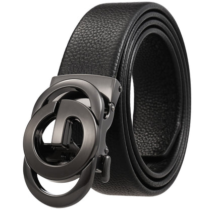 TOPG Leather Business Belt