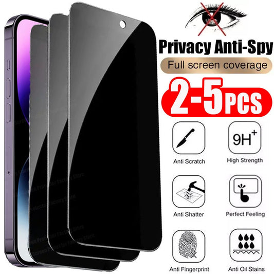 Full Cover Anti-Spy Screen Protector For iPhone