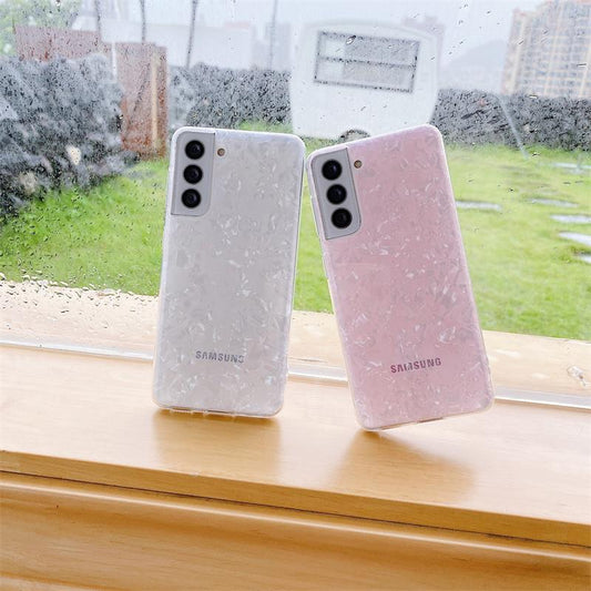 Glitter Shell Pattern Case For Samsung Galaxy