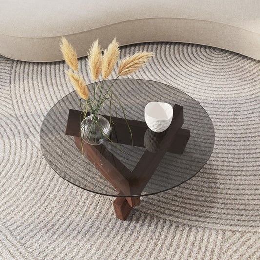 Transparent Glass Coffee Table